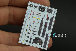 Intérieur imprimé en 3D et coloré sur papier décalcomanie (pour Dragon) Quinta Studio QD48185 Me 262B-1a/U1 1/48  – Bild 4
