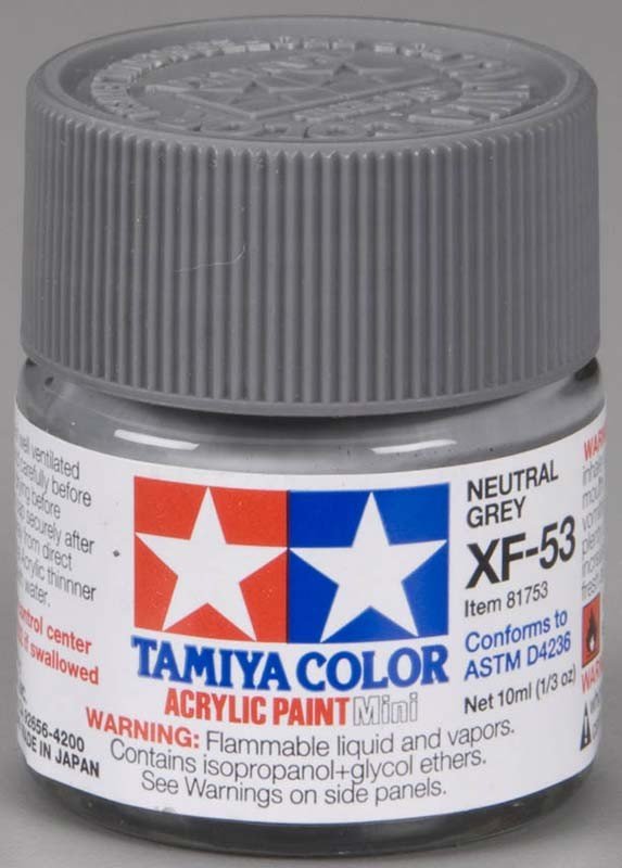 Peinture acrylique Tamiya XF53 Gris neutre (81753) 10 ml – image 3