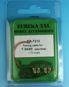 Câble de remorquage Eureka XXL ER-7212 pour T-34/85 (production de 1945 et d&amp;#39;après-guerre) à l&amp;#39;échelle 1/72