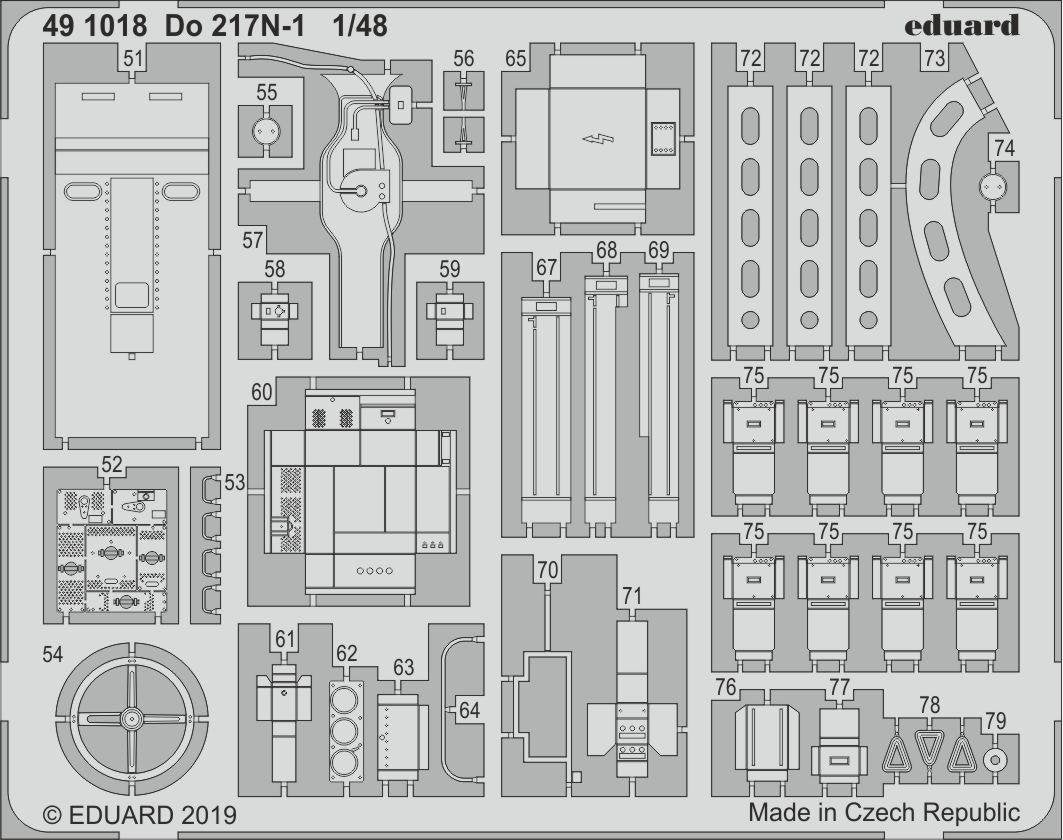 Eduard BIG49234 Pour 217N-1 1/48 ICM – imagen 4