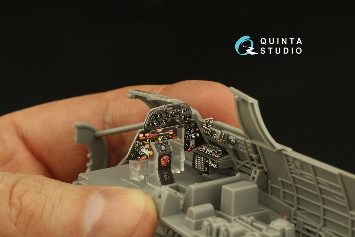 Intérieur imprimé en 3D et coloré sur papier décalcomanie Quinta Studio QD48385 TBM-3 Avenger (Accurate miniatures/Academy) 1/48  – image 10