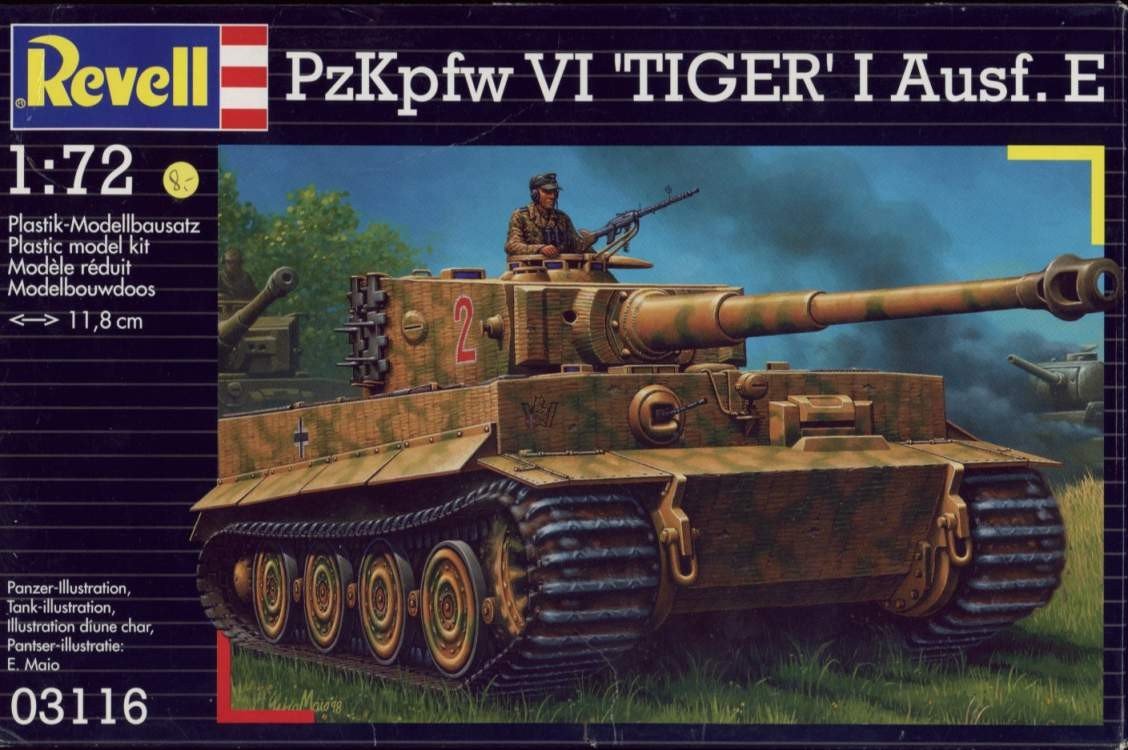 Revell 03116 PzKpfw VI Tiger I Ausf.E (1/72) 