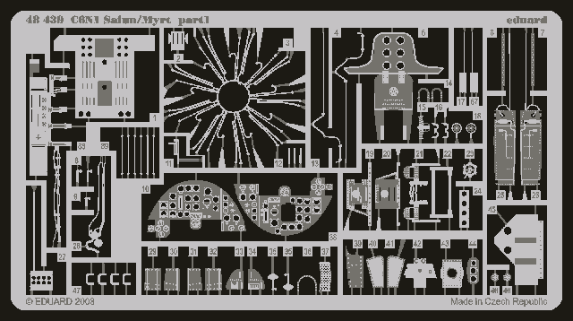Eduard 48439 C6N1 Saiun/Myrt 1/48 (HASEGAWA) – immagine 2