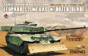 Maquette Meng TS-041 Leopard C2 Mexas avec lame de bulldozer 1/35