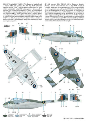 Hobby spécial 72383 DH.100 Vampire Mk. I &amp;#39;RAF, RAAF et Armée de l&amp;#39;Air&amp;#39; 1/72  – imagen 5