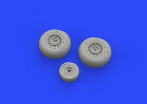 Eduard 672206 B-25 wheels HASEGAWA 1/72 – zdjęcie 3