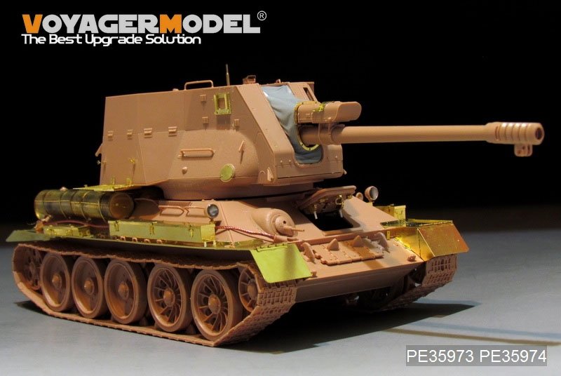 Maquette Voyager PE35973 T-34/122 SPG égyptien de base pour RFM 5013 1/35 – immagine 4