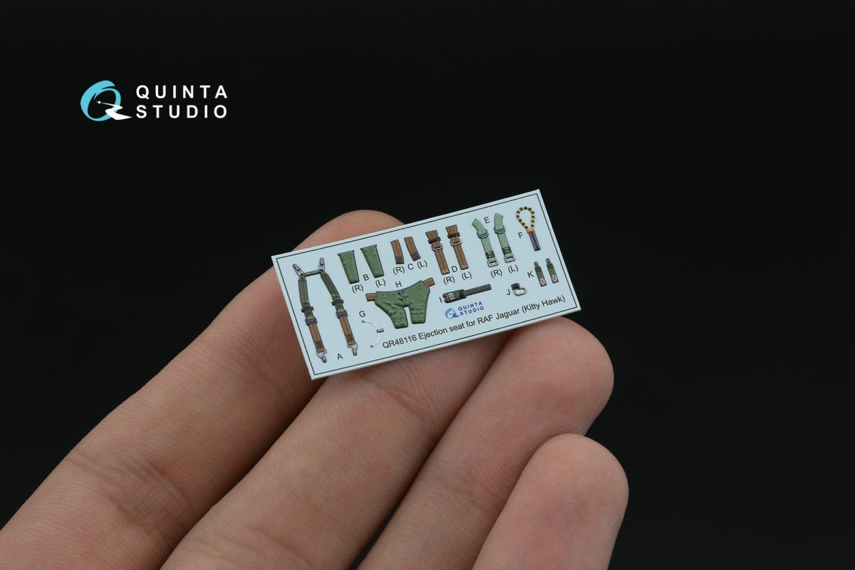 Quinta Studio QD48606 Jaguar Gr.1 3D-Printed &amp;amp; coloured Interior on decal paper (Kitty Hawk) 1/48 – zdjęcie 5