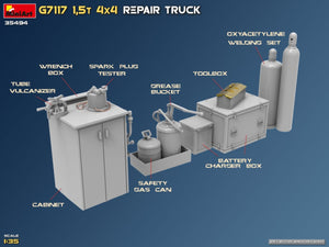 MiniArt 35494 G7117 Camion de réparation 4x4 1,5T 1/35 – imagen 44