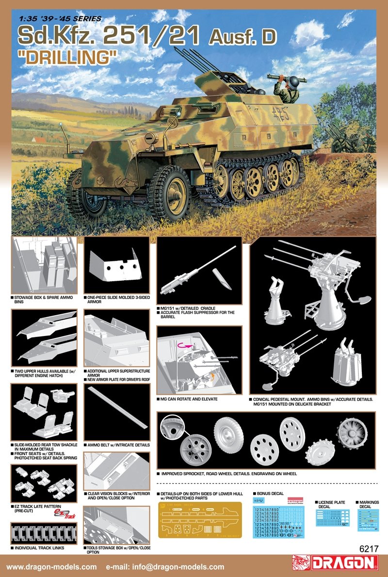 Dragon 6217 Sd.Kfz. 251/21 Forage (1/35)