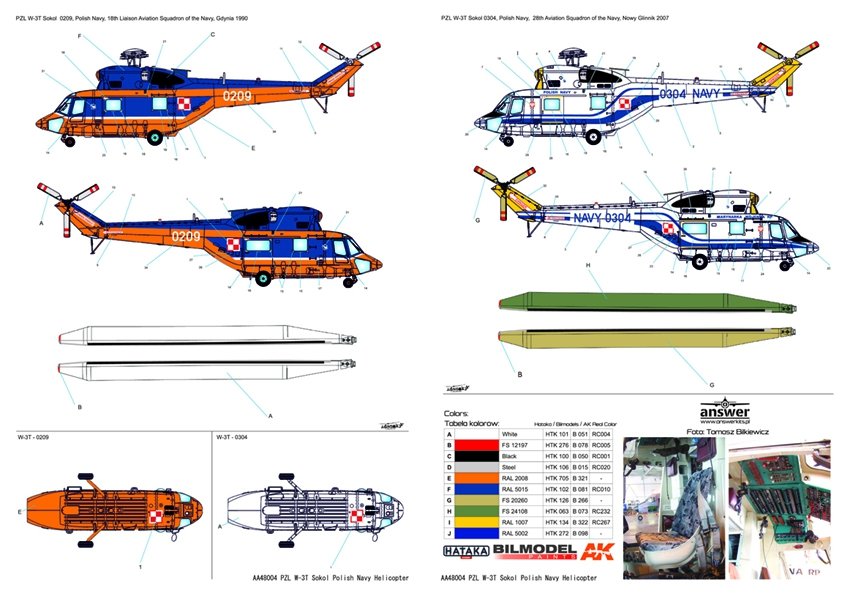 Answer AA48004 PZL W-3T Sokół Hélicoptère de transport militaire/passagers 1/48 – imagen 2