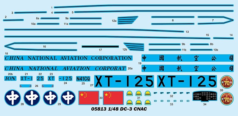 Trumpeter 05813 DC-3 CNAC 1/48 – Bild 15