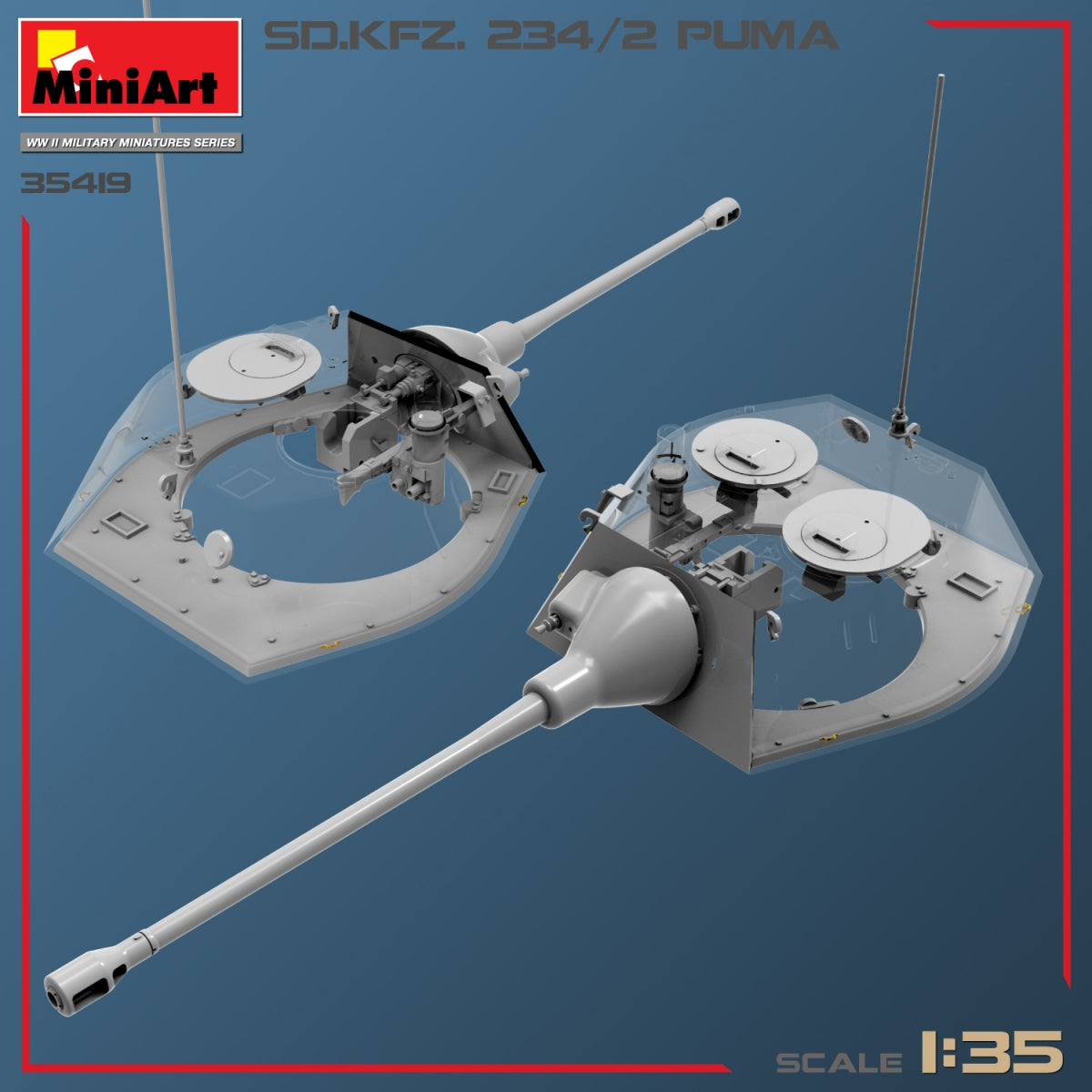 MiniArt 35419 SD.KFZ.234/2 PUMA 1/35 – immagine 15