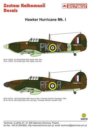 Techmod 24018 Hawker Hurricane Mk.Ic 1/24 – Bild 2