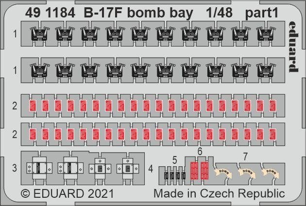 Eduard BIG49299 B-17F partie II HK Models 1/48 – immagine 4
