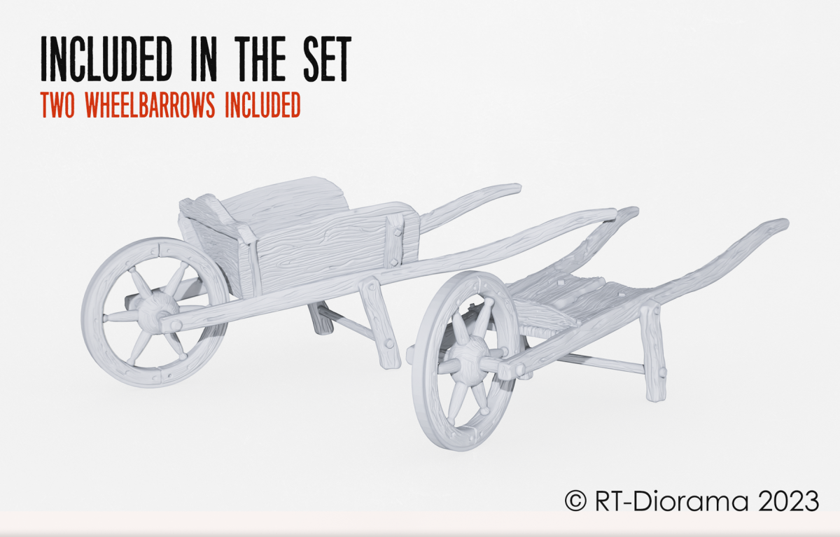 RT-Diorama 35709 Wheelbarrow Set 1/35 – zdjęcie 2