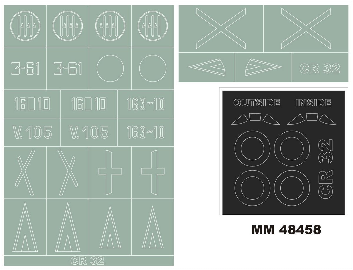 Montex MM48458 FIAT CR32 SPÉCIAL HOBBY 1/48