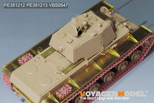 Maquette Voyager PE351212 KV-1 russe Mod.1942 version de base B (Seconde Guerre mondiale) avec canon (pour RFM 5041) 1/35 – immagine 3