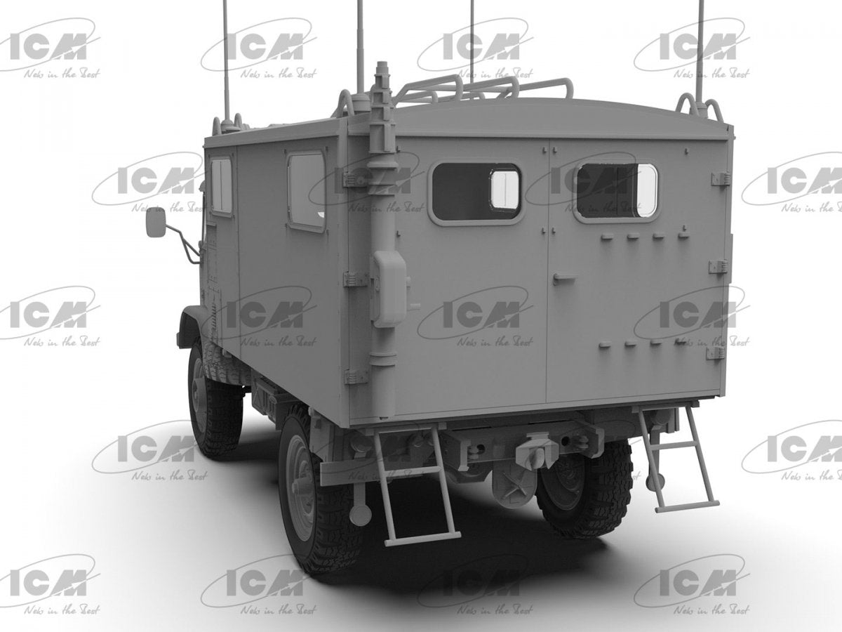 ICM 35137 Unimog S 404 Camion radio militaire allemand 1/35 – immagine 4