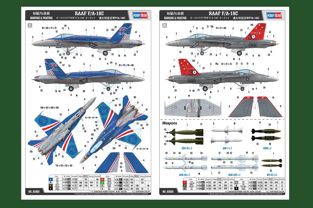 Hobby Boss 85809 RAAF F/A-18C 1/48  – image 2