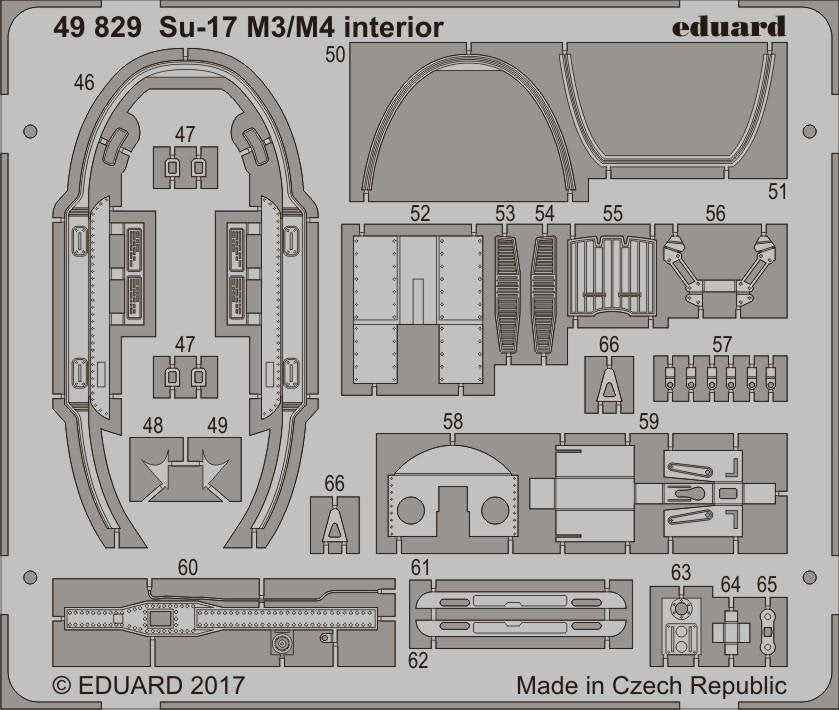 Eduard 49829 Su-17 M3/ M4 intérieur KITTY HAWK 1/48 – Bild 2