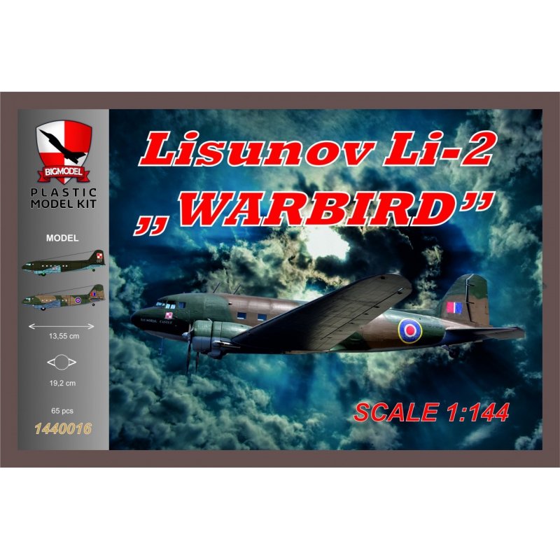 Maquette grand format 1440016 LISUNOV Li-2 « WARBIRD » 1/144