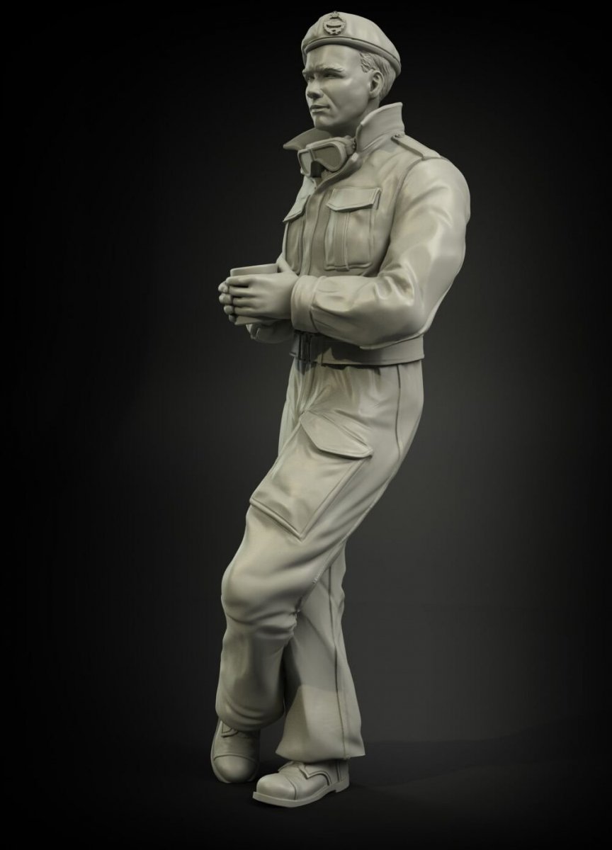 Panzer Art FI35-046 Conducteur de char britannique RAC Afrique du Nord/Italie 1/35  – immagine 2