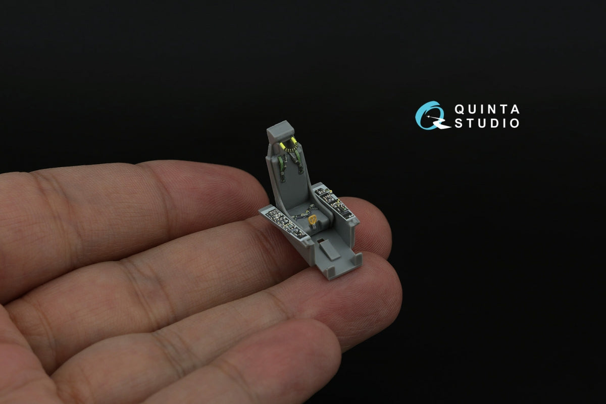 Intérieur imprimé en 3D et coloré sur papier décalcomanie Quinta Studio QD72201 A-4F (Fujimi/Hobby 2000) 1/72 – image 9