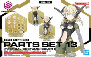 Bandai 67151 30MS ENSEMBLE DE PIÈCES D&amp;#39;OPTION 13 (COSTUME TACTIQUE) [COULEUR B]
