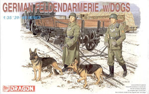 Dragon 6098 Feldendarmerie allemande avec chiens (1/35)