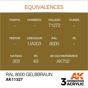 AK Interactive AK11327 RAL 8000 Brun Brun 17ml – image 3