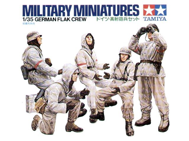 Tamiya 35094 1/35 Équipage de Flak allemand (1/35)