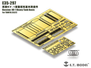 Maquette ET E35-297 du char lourd russe KV-1 (modèle de base pour Tamiya 35372, échelle 1/35)