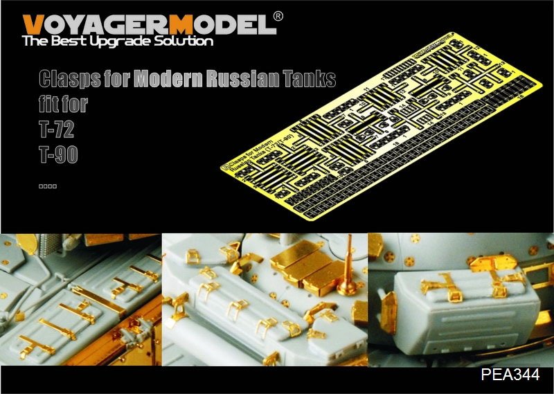 Fermoirs Voyager Model PEA344 pour chars russes modernes (T-72/T-90) (GP) 1/35