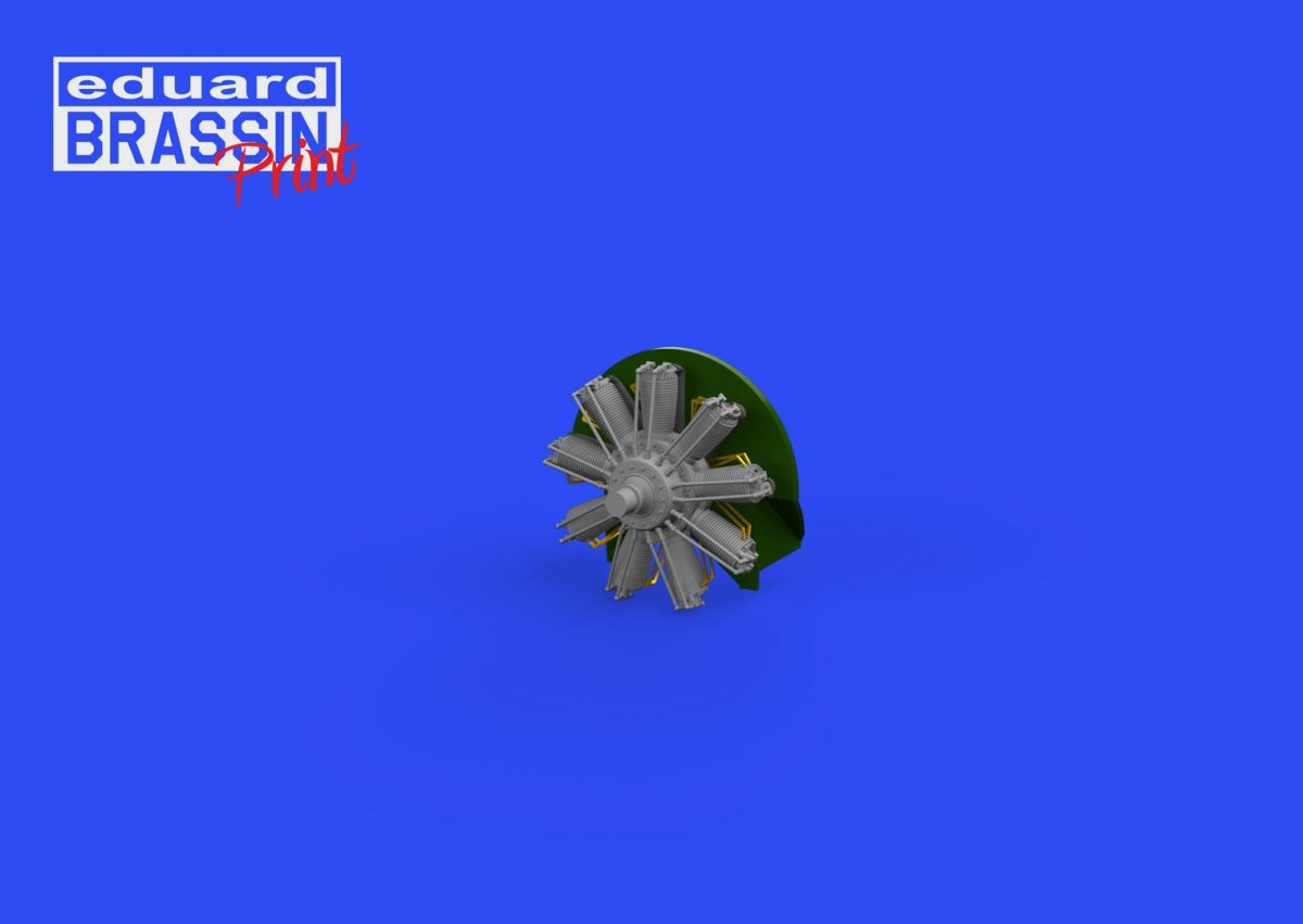 Moteur Sopwith Camel Clerget Eduard SIN64889 EDUARD 1/48 – immagine 15