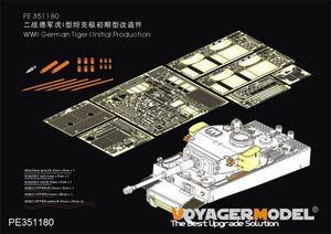 Maquette Voyager PE351180 Char Tiger I allemand de la Seconde Guerre mondiale, production initiale (pour RFM 5075) 1/35