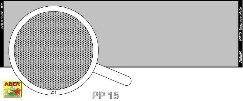 Plaque à graver Aber PP15 (140 x 39 mm) - motif 15 – immagine 2