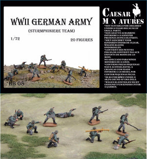 Caesar Miniatures HB08 STURMPIONIER ARMÉE ALLEMANDE SECONDE GUERRE MONDIALE (1/72) – Bild 2