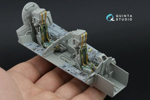 Intérieur imprimé en 3D et coloré sur papier décalcomanie (Italeri) de la Quinta Studio QD+32231 Tornado ECR (avec pièces en résine imprimées en 3D) à l&amp;#39;échelle 1/32 – imagen 10