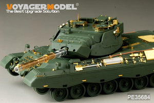 Maquette Voyager PE35684 du char de combat principal allemand Leopard 1A5 moderne pour TAKOM 2004, échelle 1/35 – immagine 6
