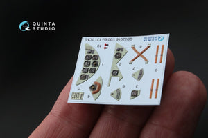 Intérieur imprimé en 3D et coloré sur papier décalcomanie Quinta Studio QD32016 Bu 131 (pour kit ICM) 1/32 – immagine 2