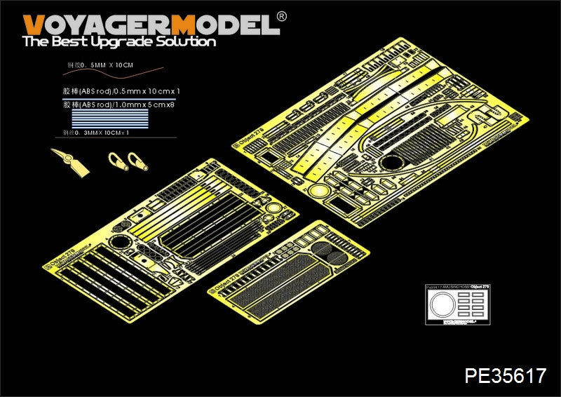 Maquette Voyager PE35617 Char lourd russe moderne Object 279 Pour modélisme amusant 35A001 1/35