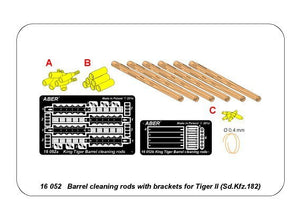 Tiges de nettoyage de canon Aber 16052 avec supports pour Tiger II (1/16) – immagine 13