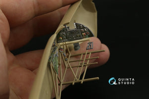 Intérieur imprimé en 3D et coloré sur papier décalcomanie Quinta Studio QD32140 Hawker Hurricane Family (Fly) 1/32 – image 3
