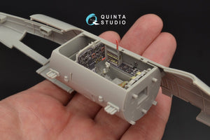 Intérieur imprimé en 3D et coloré sur papier décalcomanie Quinta Studio QD32059 Me-262A (pour maquette Trumpeter) 1/32 – immagine 5