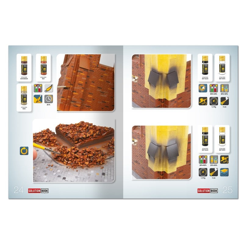 AMMO of Mig Jimenez 7710 SOLUTION BOX 09 - Brick Buildings