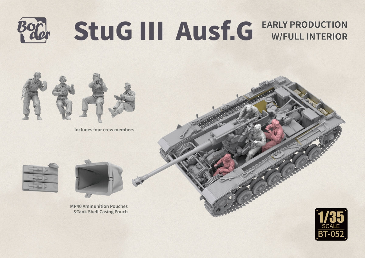 Maquette Border BT-052 StuG III Ausf. G, version de production précoce, échelle 1/35  – image 4