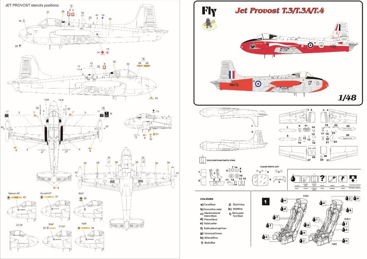 Fly 48017 Jet Provost T.3/T.3A 1/48 – imagen 12