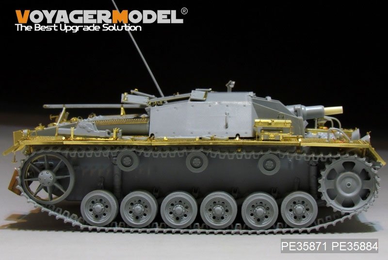 Voyager modèle PE35871 WWII allemand StuG.III Ausf.C/D Basic pour DRAGON 1/35  – immagine 8