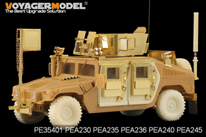 Modèle Voyager PEA245 Famille HUMVEE/DUMVEE moderne Roues Super Swaper avec roue de secours (GP) 1/35 – imagen 6